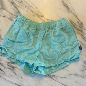 Patagonia Women's Light Aqua Athletic Shorts